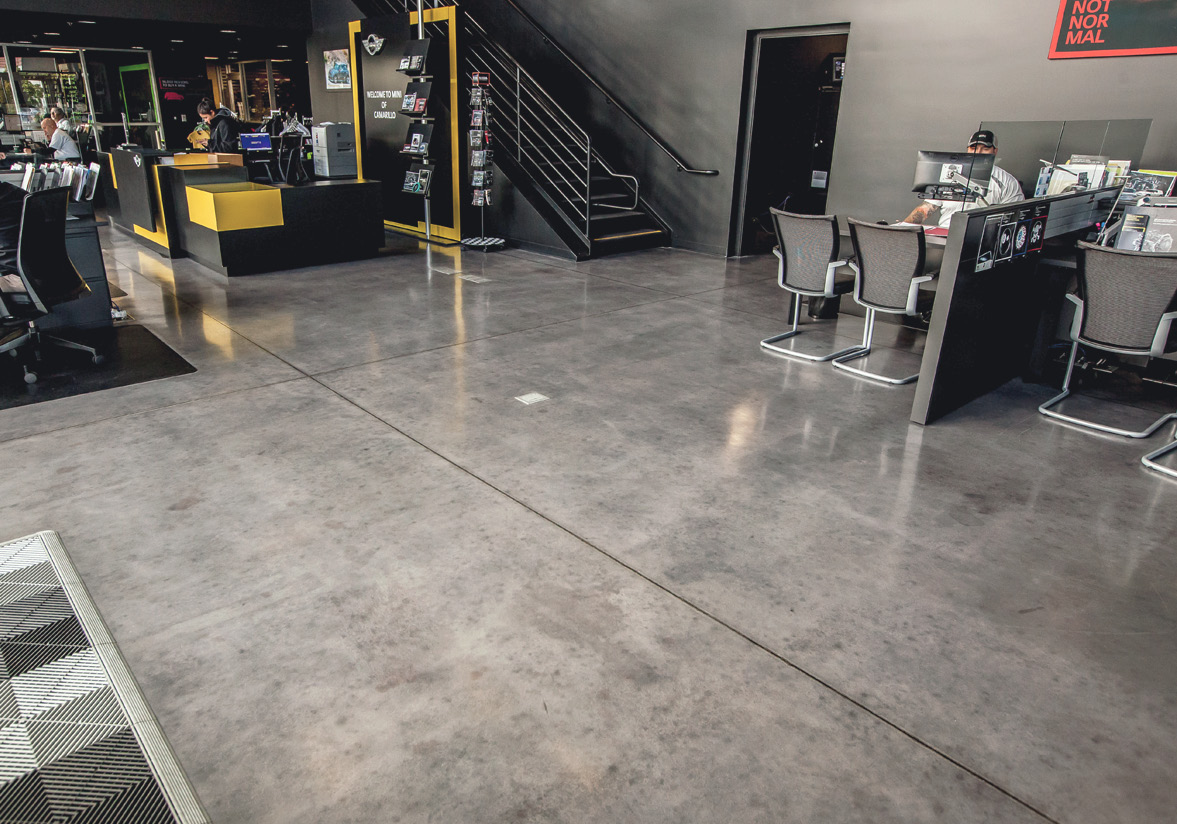 Polished Concrete flooring in Grapevine