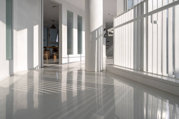Maintenance commercial resin flooring project photo 2