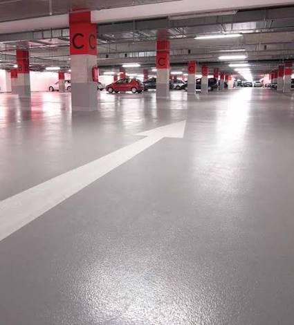 Multifamily commercial epoxy and resin flooring installation in DFW