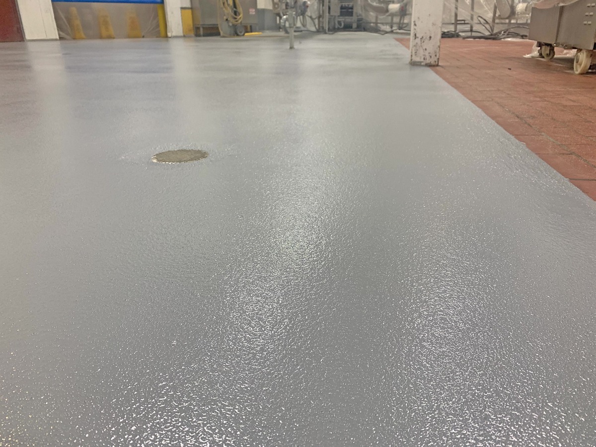 Urethane Cement commercial resin flooring project photo 2
