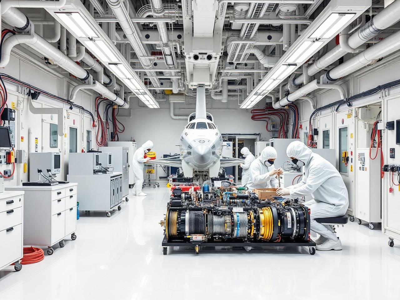 Aerospace resin flooring project photo 2