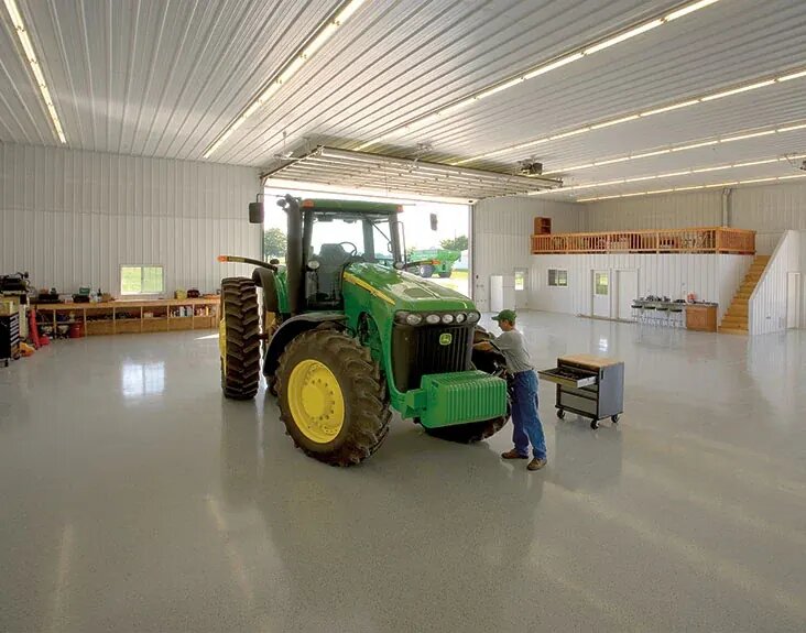 Agriculture Facilities commercial epoxy and resin flooring installation in DFW