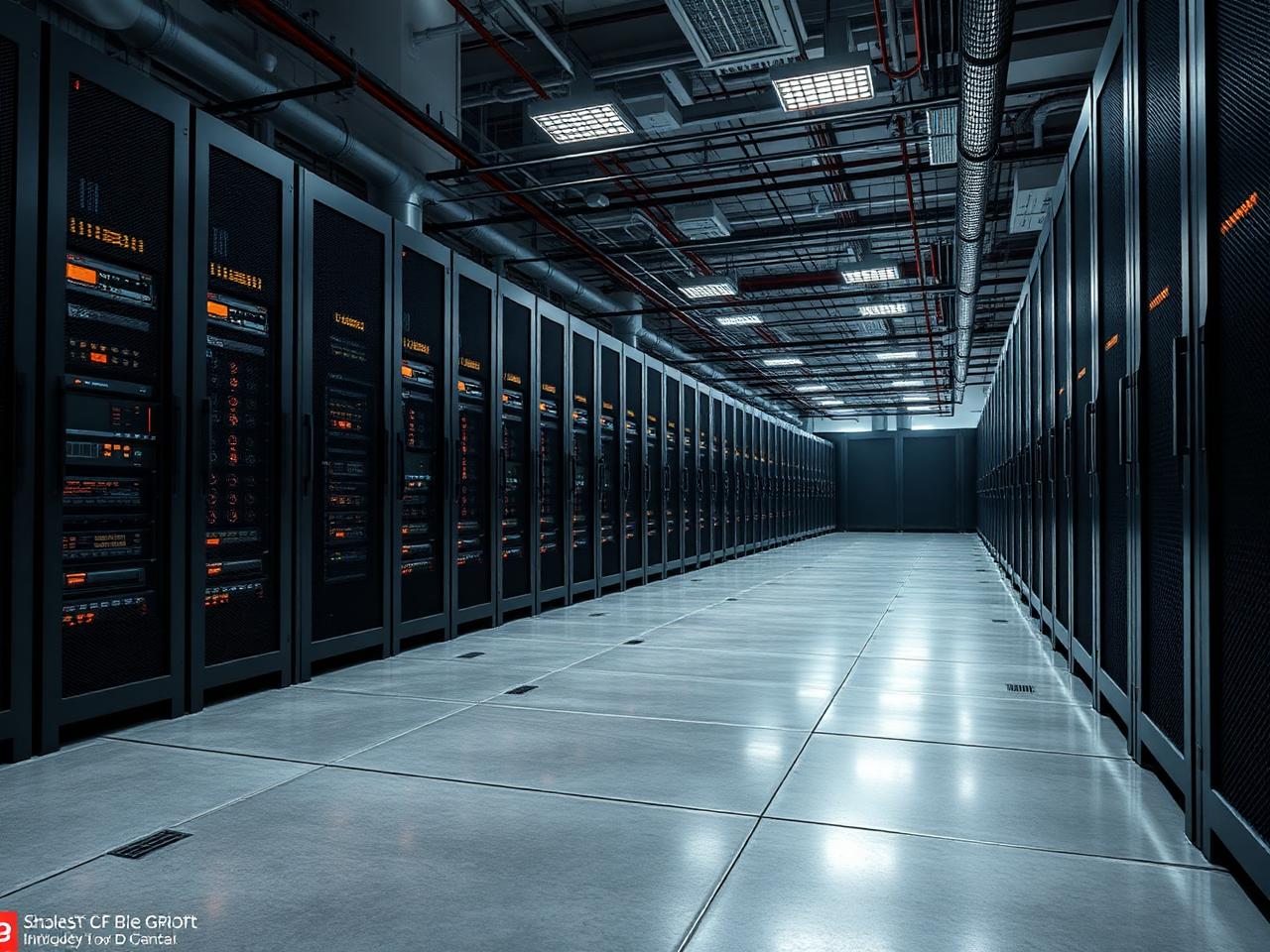Data Center resin flooring project photo 3