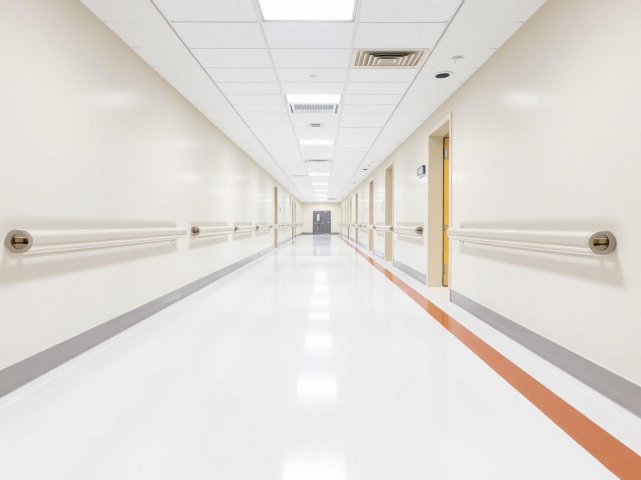 Healthcare commercial epoxy and resin flooring installation in DFW