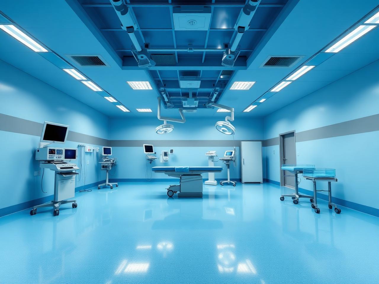 Healthcare resin flooring project photo 2