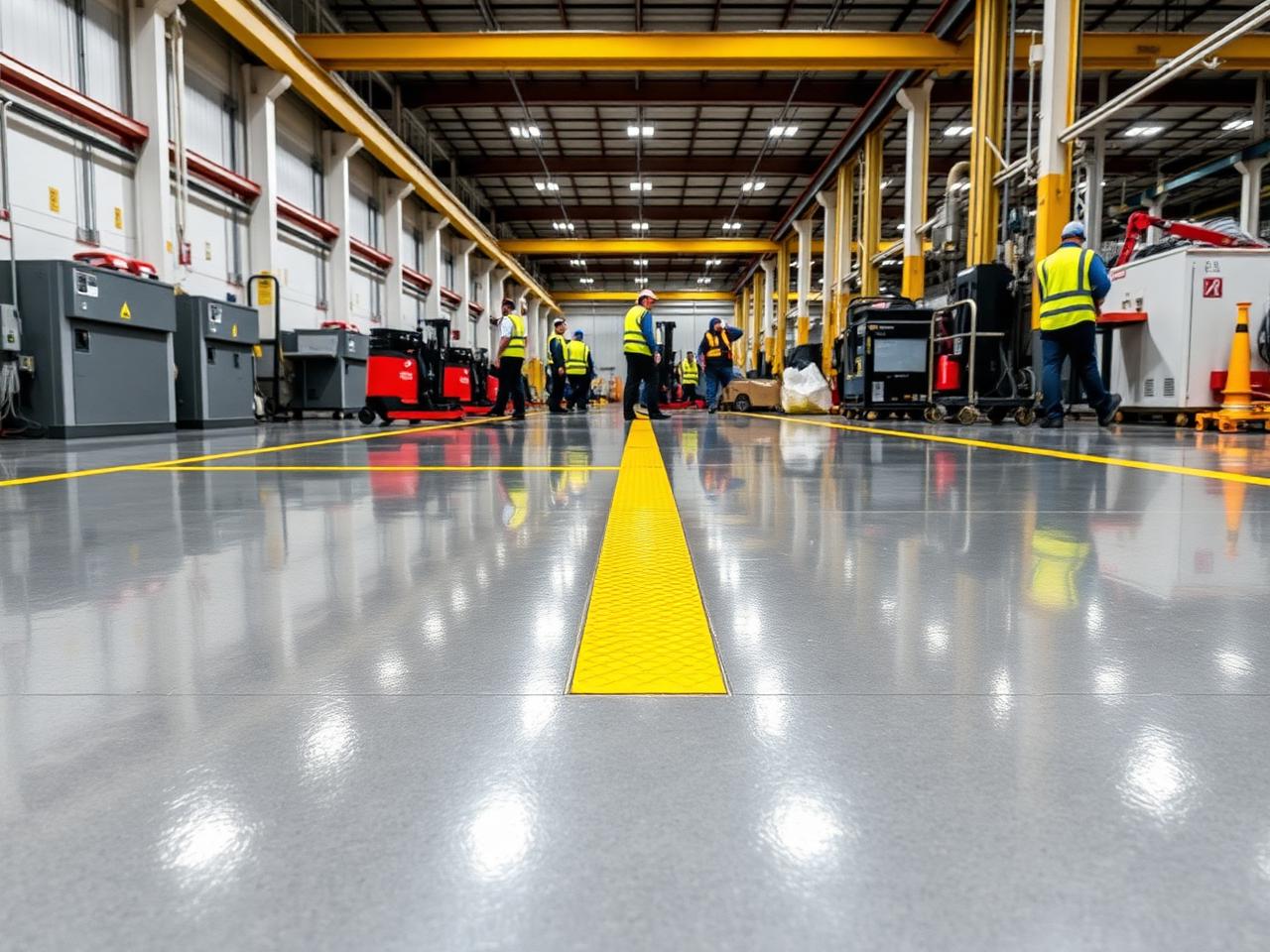 Manufacturing resin flooring project photo 2
