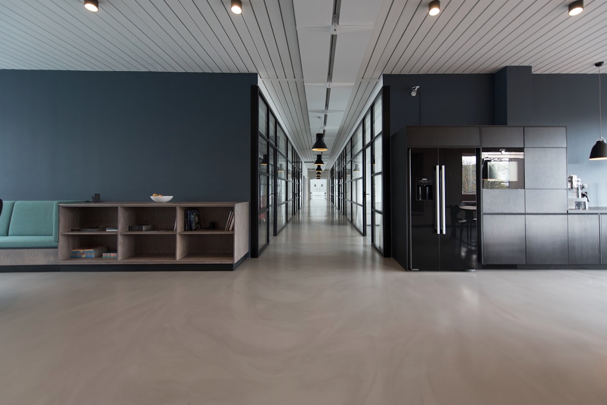 Office & Corporate commercial epoxy and resin flooring installation in DFW